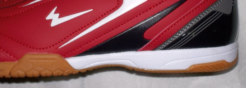 sepatu futsal original murah merah gelap putih hitam